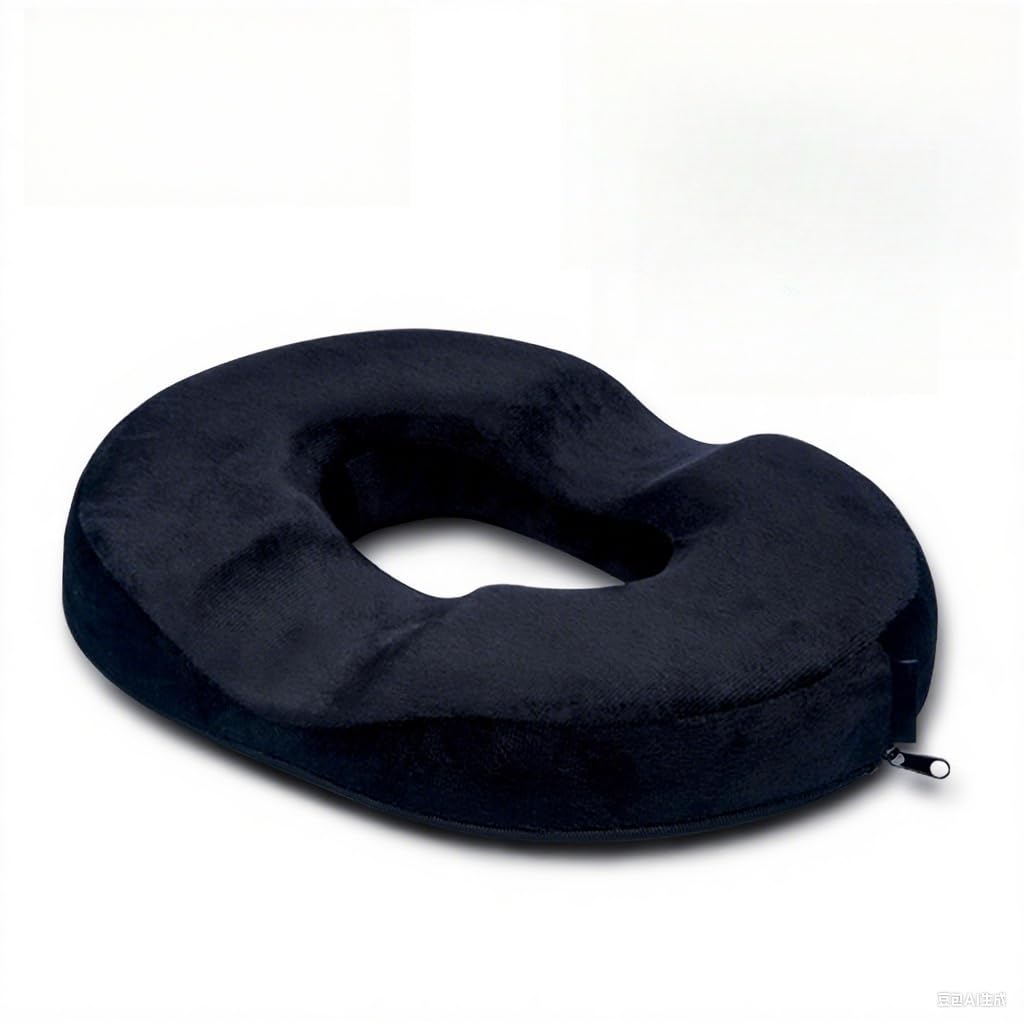 TDW Donut Cushion for Hemorrhoids & Coccyx Pain Relief - Memory